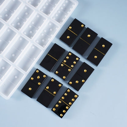 Domino Silicone Mold with 28 Slots for Casting by HitMyNeed