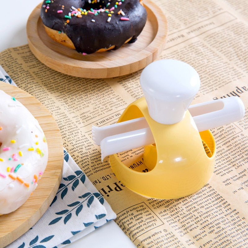 Donut Plastic Mold Maker Cutter with Dipping Tongs by HitMyNeed