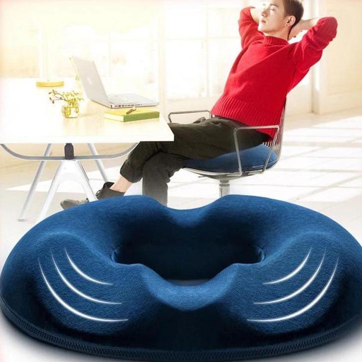 Donut Seat Cushion for Hemorrhoids & Tailbone Pain female-brown by HitMyNeed