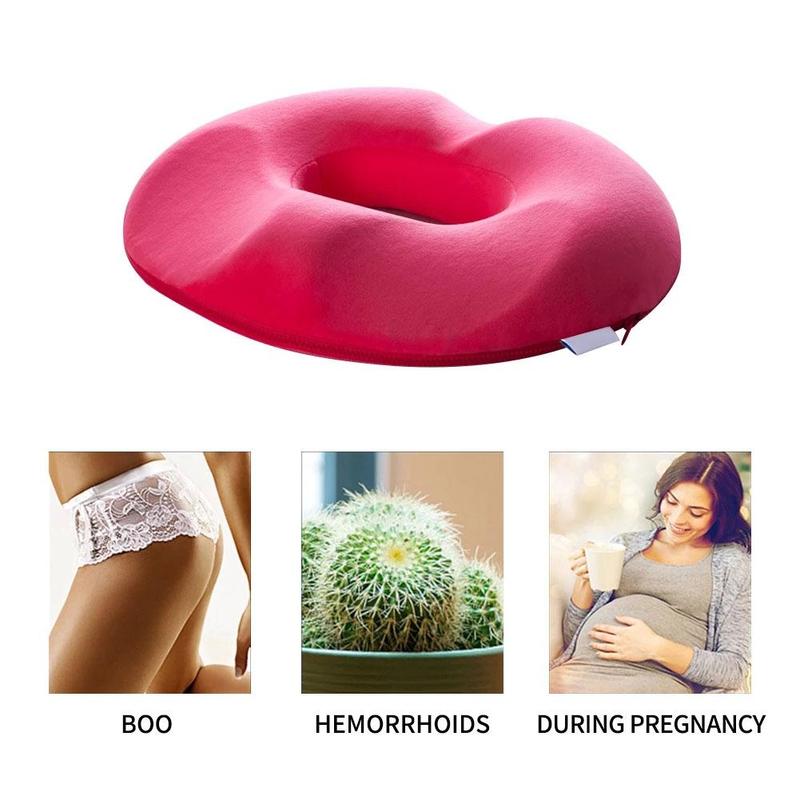 Donut Seat Cushion for Hemorrhoids & Tailbone Pain male-blue by HitMyNeed