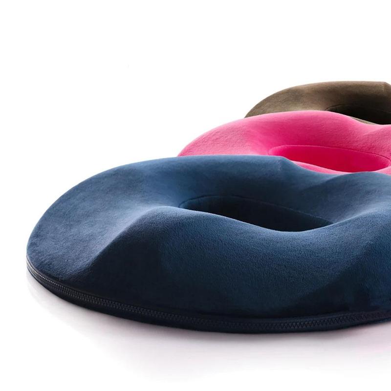 Donut Seat Cushion for Hemorrhoids & Tailbone Pain male-brown by HitMyNeed