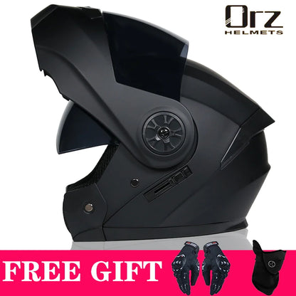 DOT Modular Flip-Up Motorcycle Helmet Dual Lens 5b s by HitMyNeed