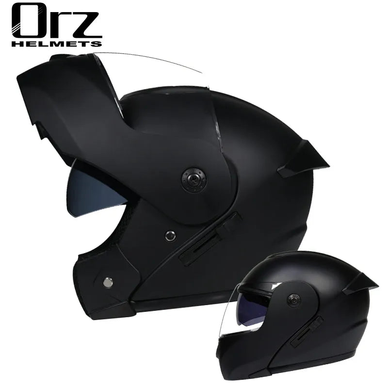 DOT Modular Flip-Up Motorcycle Helmet Dual Lens 6baa s by HitMyNeed