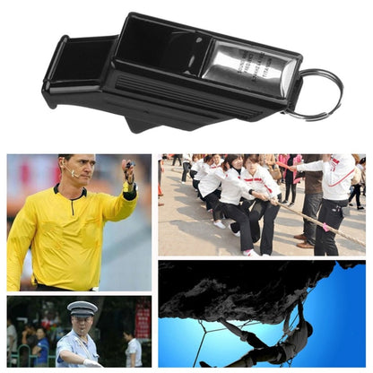 Double Chamber Referee Whistle with Lanyard & Case by HitMyNeed
