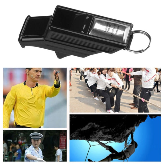 Double Chamber Referee Whistle with Lanyard & Case by HitMyNeed