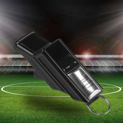 Double Chamber Referee Whistle with Lanyard & Case by HitMyNeed