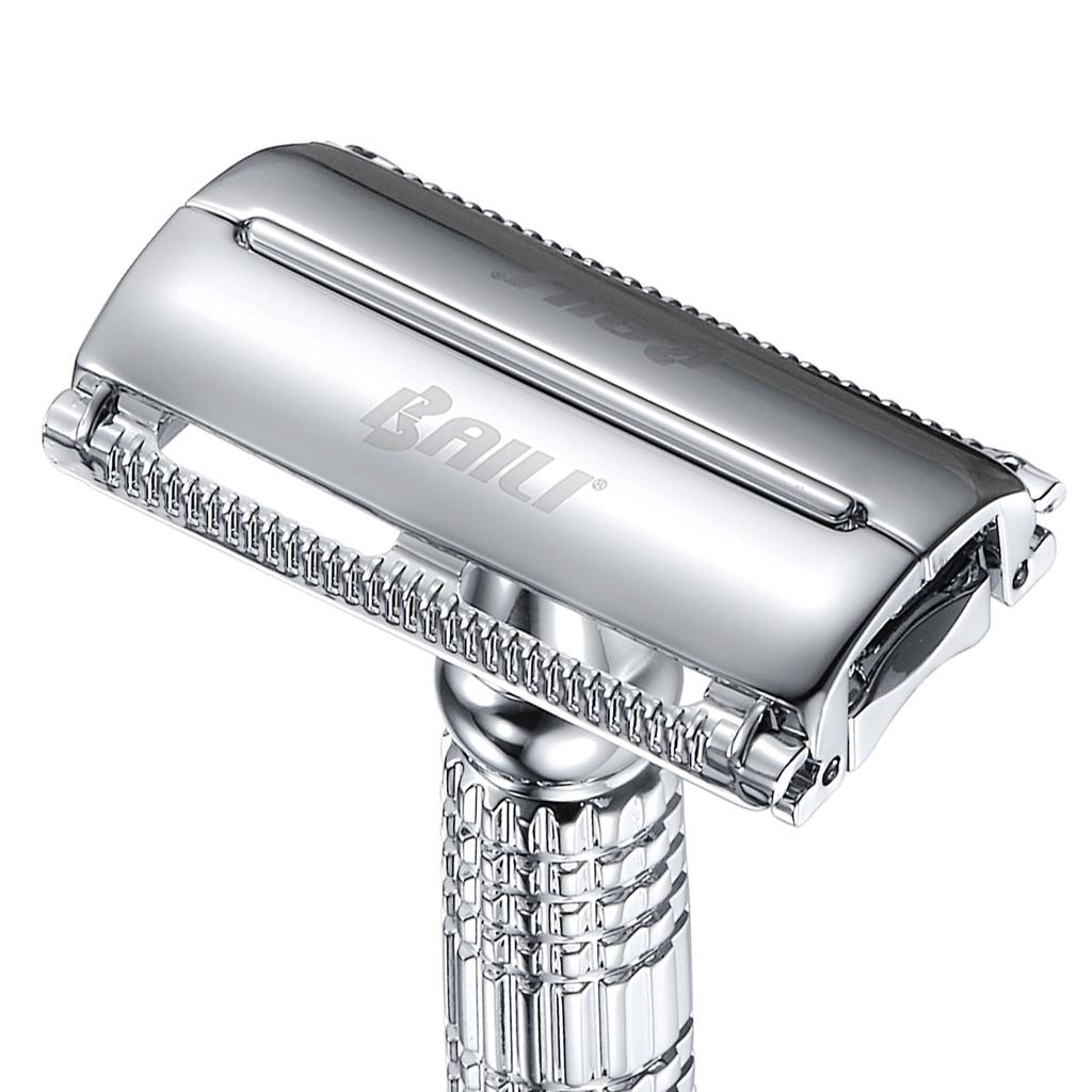 Double Edge Razor with Mirrored Travel Case by HitMyNeed