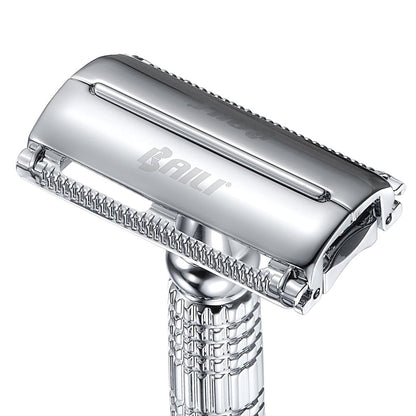 Double Edge Razor with Mirrored Travel Case by HitMyNeed