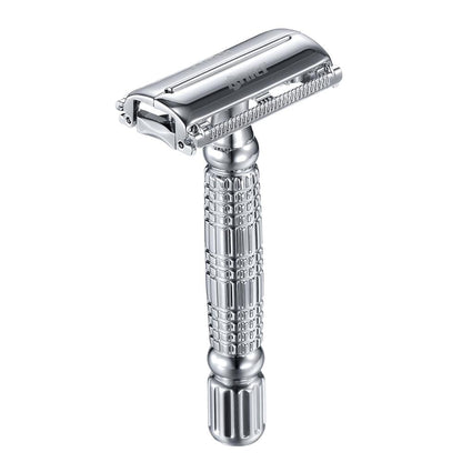 Double Edge Razor with Mirrored Travel Case by HitMyNeed