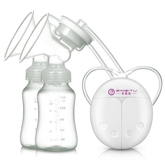 Double Electric Breast Milk Pump with USB Power by HitMyNeed