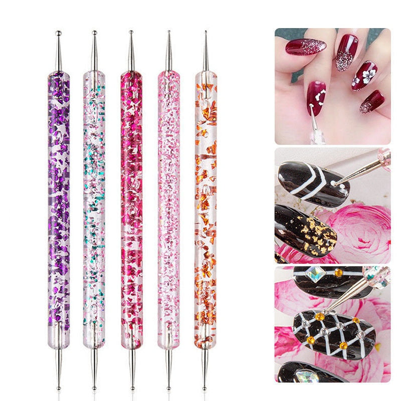 Double End Nail Dotting Pen Set (5 Pieces) by HitMyNeed