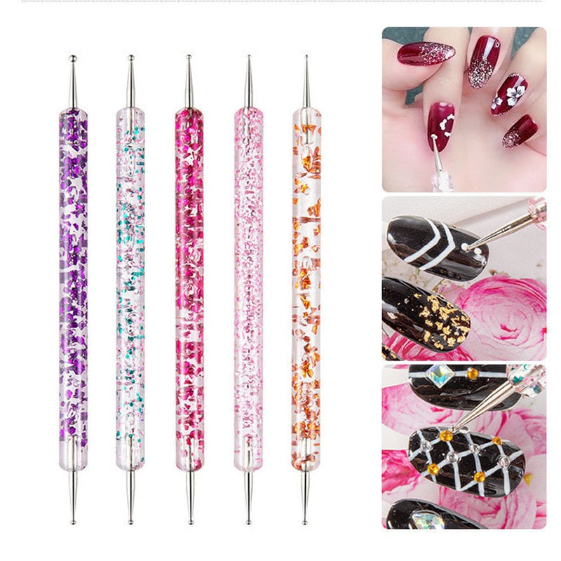 Double End Nail Dotting Pen Set (5 Pieces) by HitMyNeed