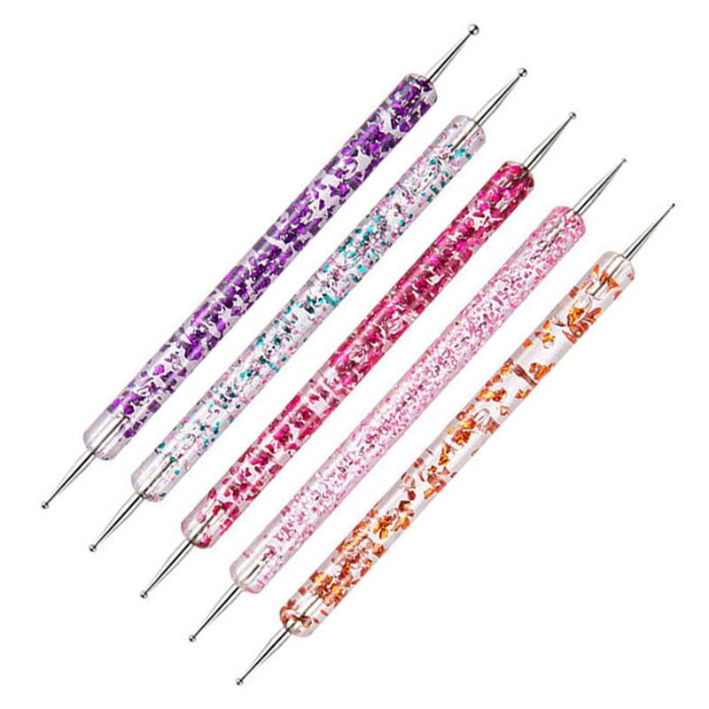 Double End Nail Dotting Pen Set (5 Pieces) by HitMyNeed