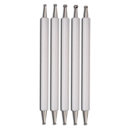 Double-Ended Nail Art Dotting Tool Set (5pcs) by HitMyNeed