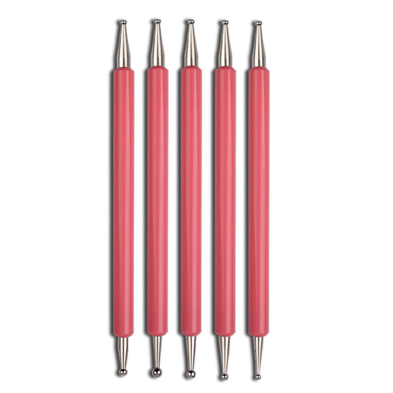 Double-Ended Nail Art Dotting Tool Set (5pcs) by HitMyNeed
