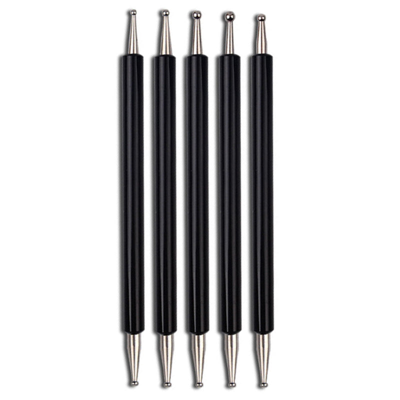 Double-Ended Nail Art Dotting Tool Set (5pcs) by HitMyNeed