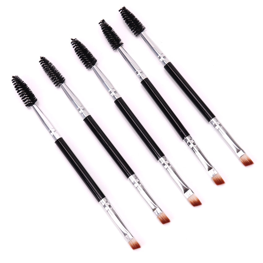 Double-Ended Spoolie and Angled Makeup Brush by HitMyNeed