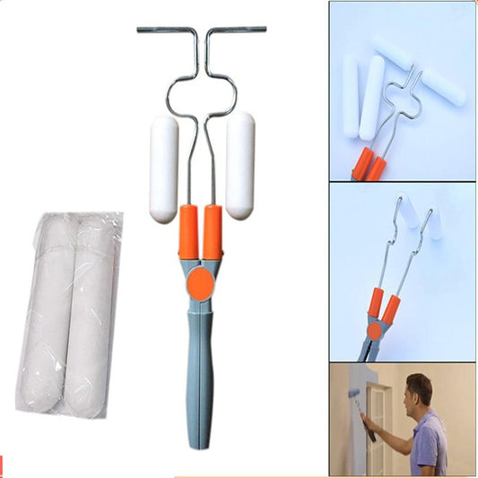 Double Head Dual Paint Roller for Corners & Rails by HitMyNeed