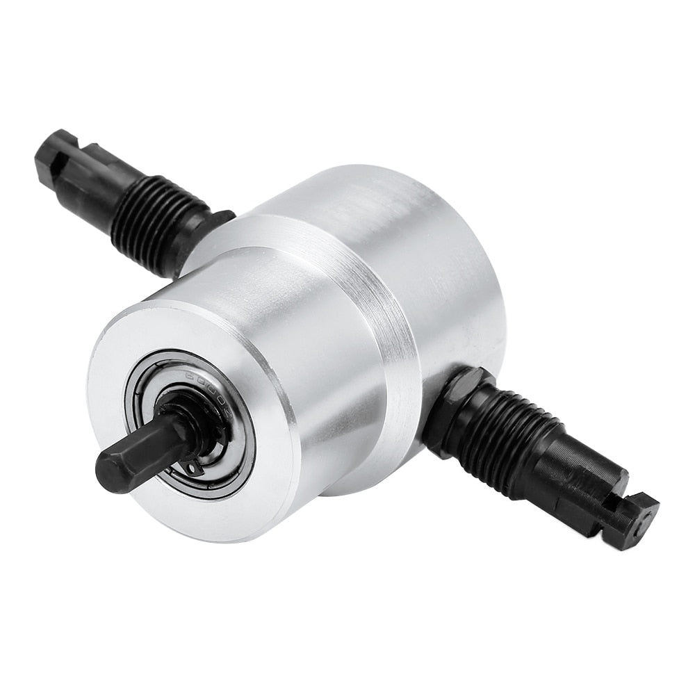 Double-Head Sheet Metal Cutter Drill Attachment by HitMyNeed
