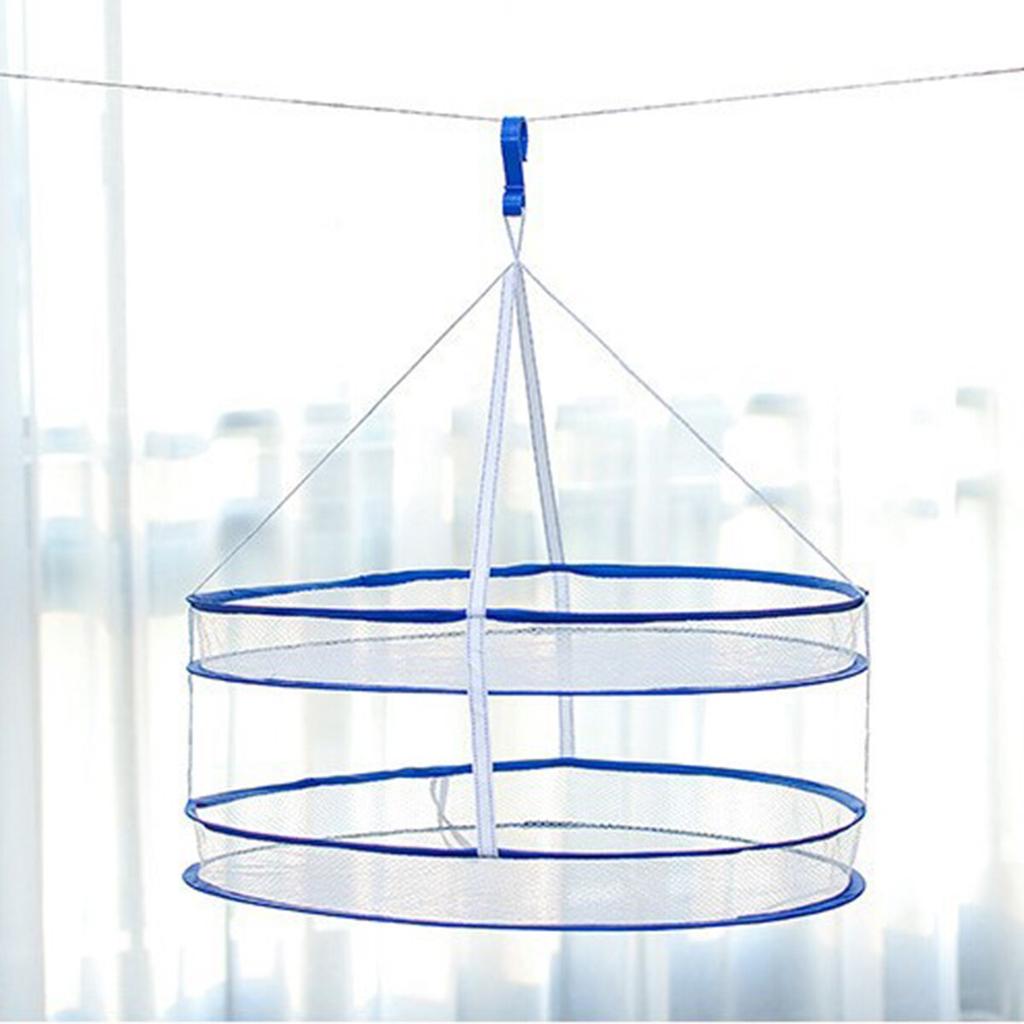 Double-Layer Mesh Sweater Drying Rack, Foldable by HitMyNeed