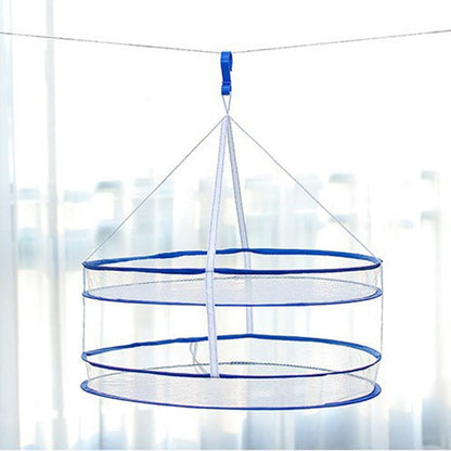 Double-Layer Mesh Sweater Drying Rack, Foldable by HitMyNeed