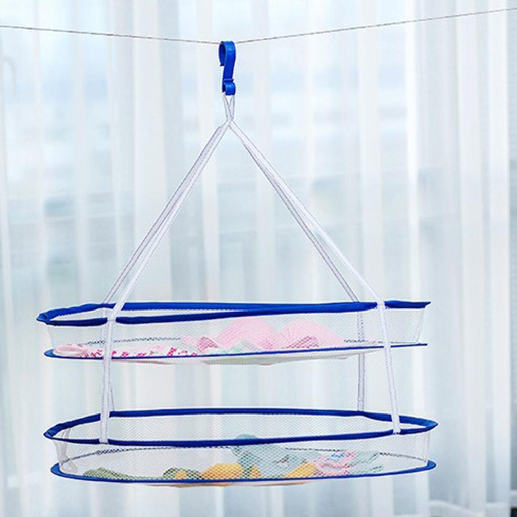 Double-Layer Mesh Sweater Drying Rack, Foldable by HitMyNeed