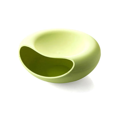 Double Layer Snack Bowl with Phone Holder Stand by HitMyNeed