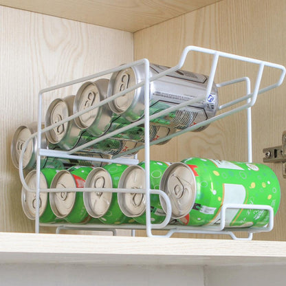 Double Layer Soda Can Dispenser Rack Organizer by HitMyNeed
