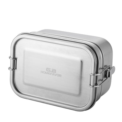 Double Layer Stainless Steel Bento Lunch Box 1400ml by HitMyNeed