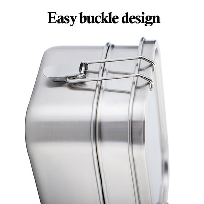 Double Layer Stainless Steel Bento Lunch Box 1400ml by HitMyNeed