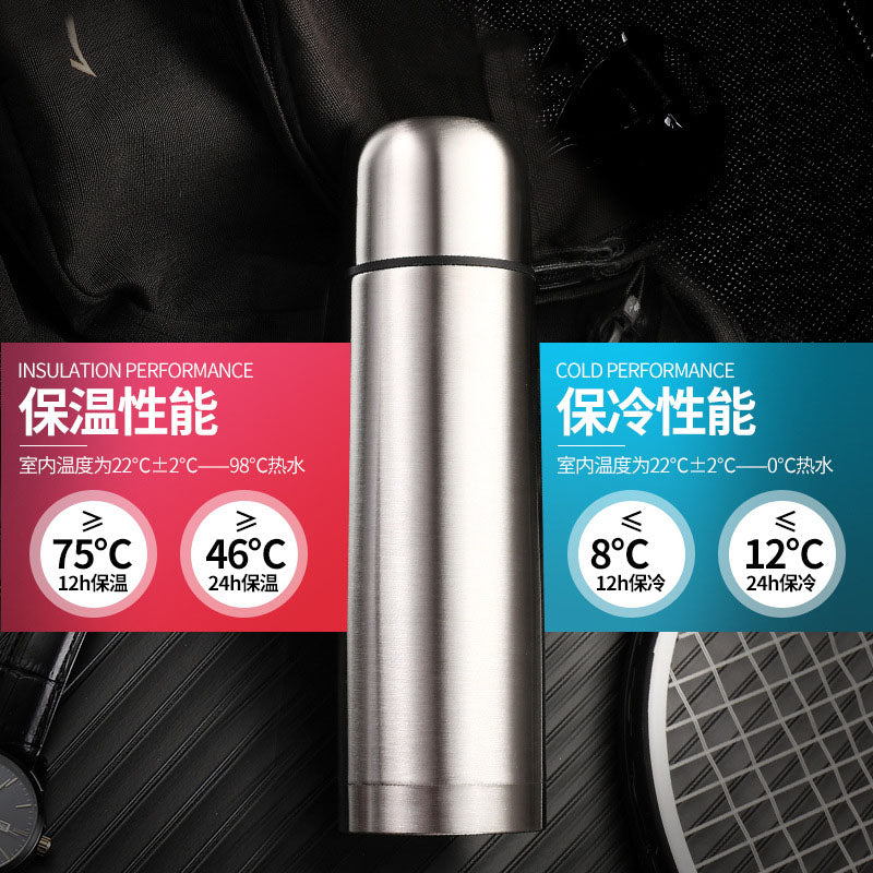 Double Layer Stainless Steel Vacuum Flask Bottle 500ml by HitMyNeed