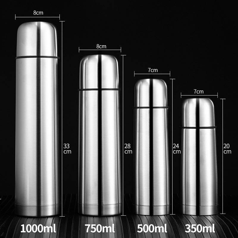Double Layer Stainless Steel Vacuum Flask Bottle by HitMyNeed