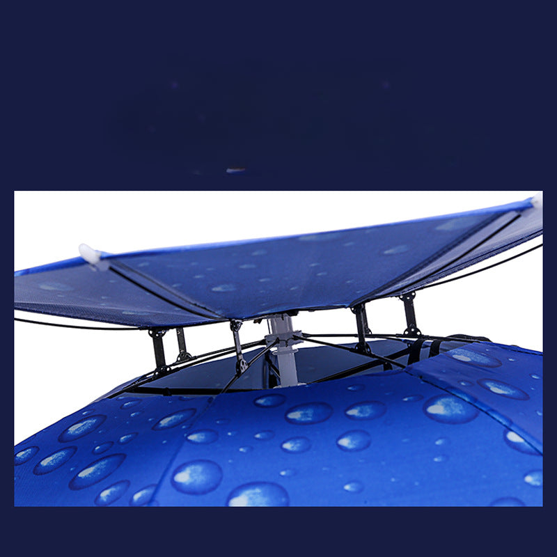 Double Layer UV Resistant Fishing Umbrella Hat by HitMyNeed