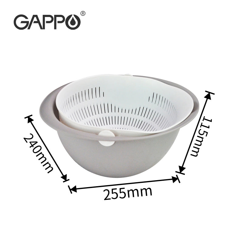 Double Layer Vegetable Drain and Wash Basket by HitMyNeed