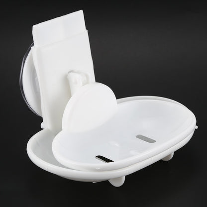 Double Layer Wall-Mounted Plastic Soap Rack by HitMyNeed