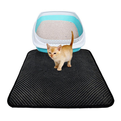 Double Layer Waterproof Cat Litter Mat by HitMyNeed