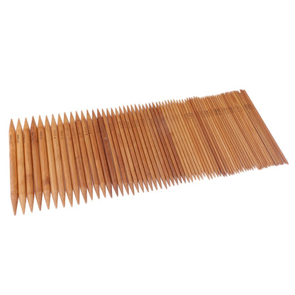 Double Pointed Bamboo Knitting Needle Set (75pcs) by HitMyNeed