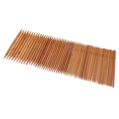 Double Pointed Bamboo Knitting Needle Set (75pcs) by HitMyNeed
