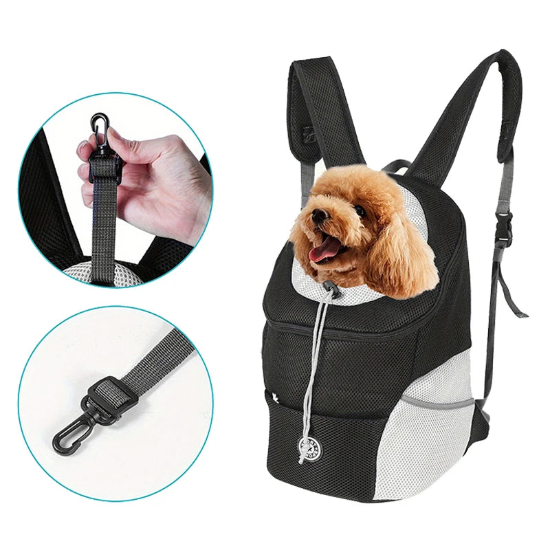 Double Shoulder Outdoor Dog Carrier Backpack by HitMyNeed