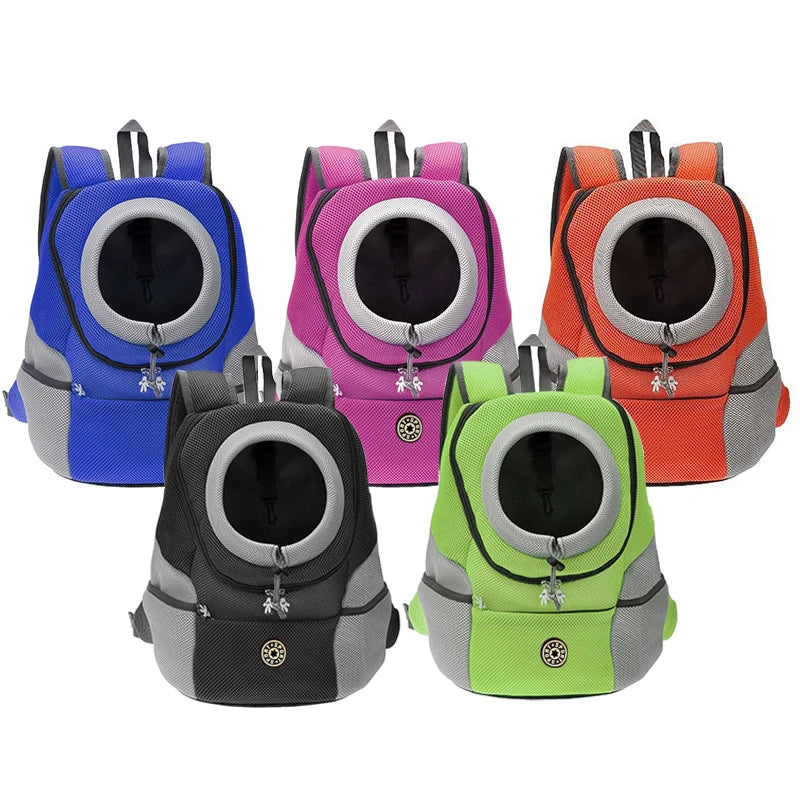 Double Shoulder Outdoor Dog Carrier Backpack by HitMyNeed