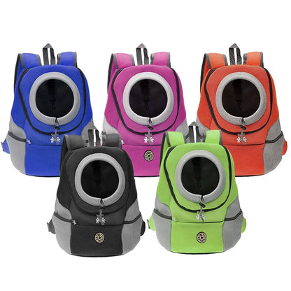 Double Shoulder Outdoor Dog Carrier Backpack by HitMyNeed