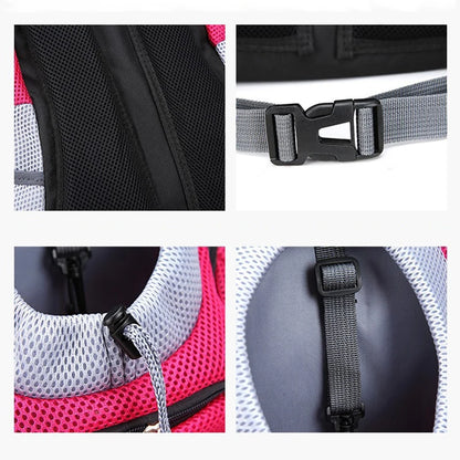 Double Shoulder Outdoor Dog Carrier Backpack by HitMyNeed