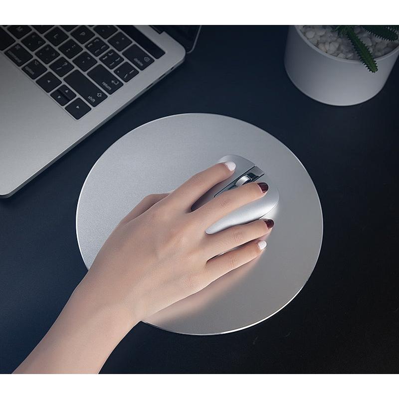 Double-Sided Aluminum Gaming Mouse Pad 200x200mm by HitMyNeed