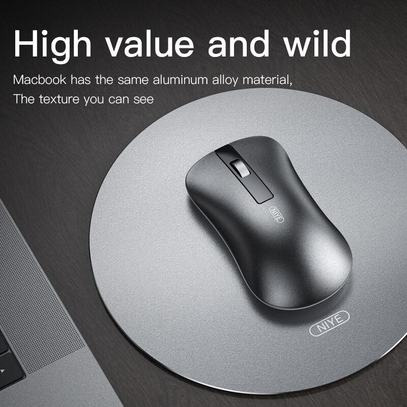 Double-Sided Aluminum Gaming Mouse Pad 200x200mm by HitMyNeed