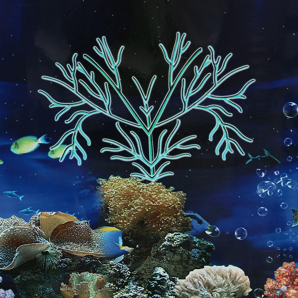 Double-Sided Aquarium Background Poster 30x60cm by HitMyNeed