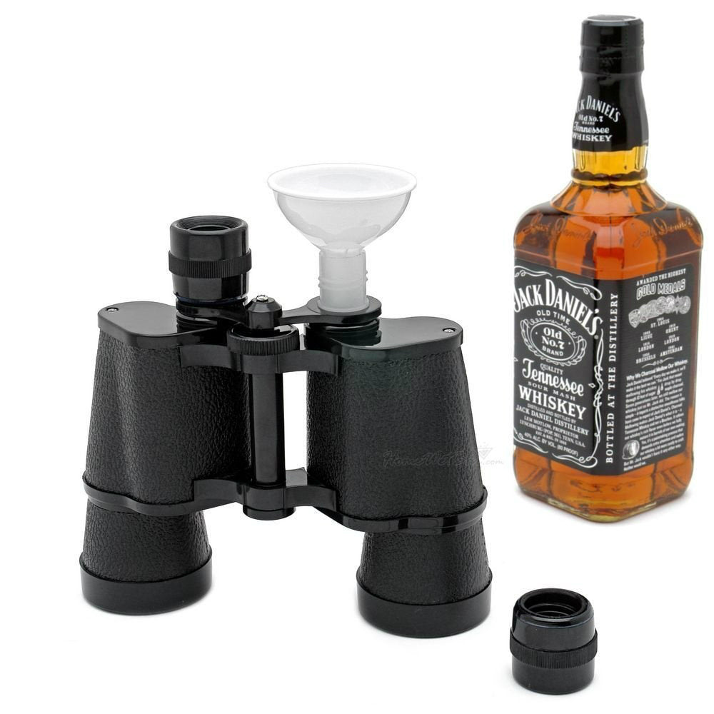 Double Sided Binocular Whiskey Flask 2x8oz by HitMyNeed