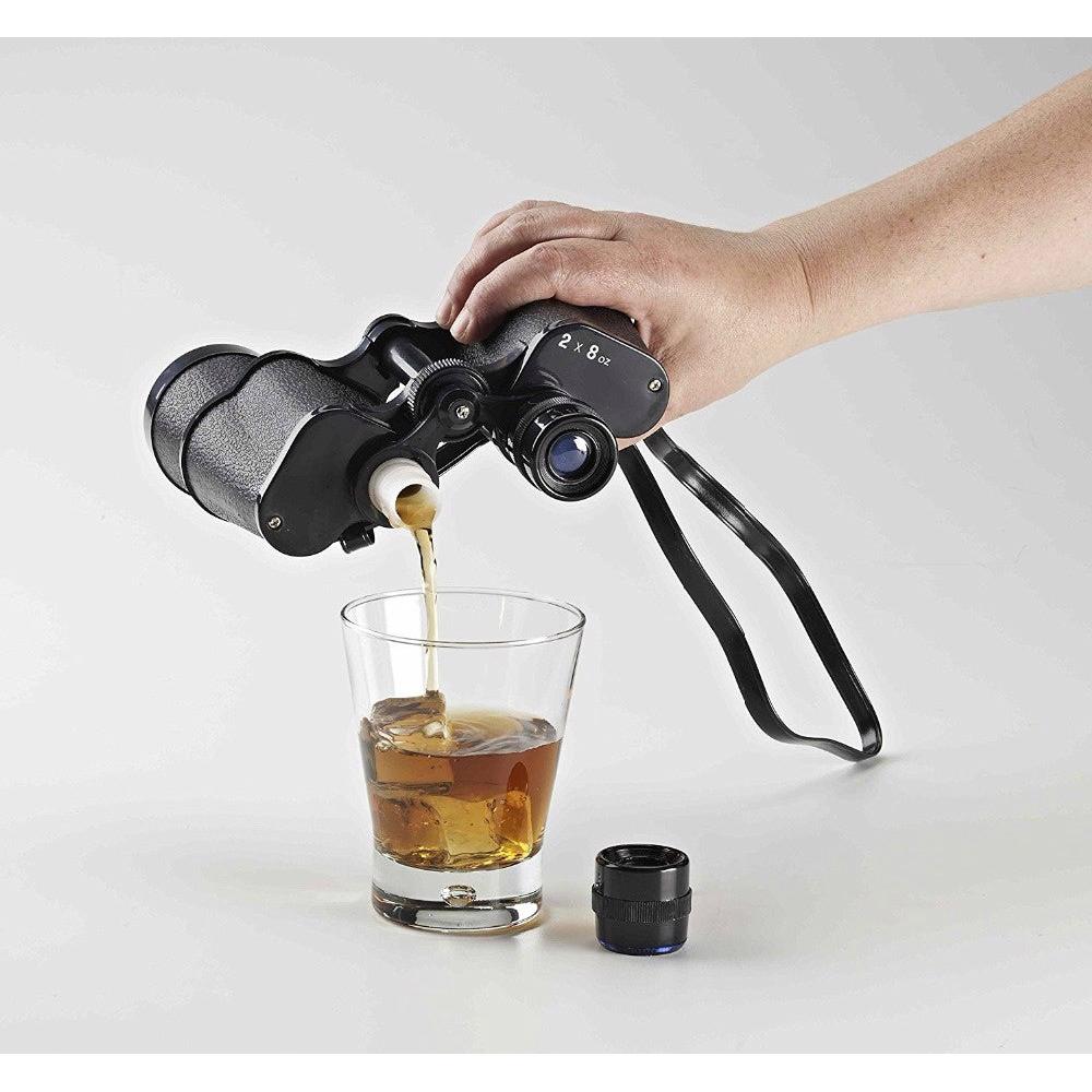 Double Sided Binocular Whiskey Flask 2x8oz by HitMyNeed