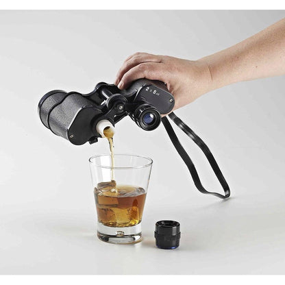 Double Sided Binocular Whiskey Flask 2x8oz by HitMyNeed