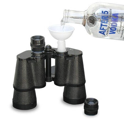 Double Sided Binocular Whiskey Flask 2x8oz by HitMyNeed