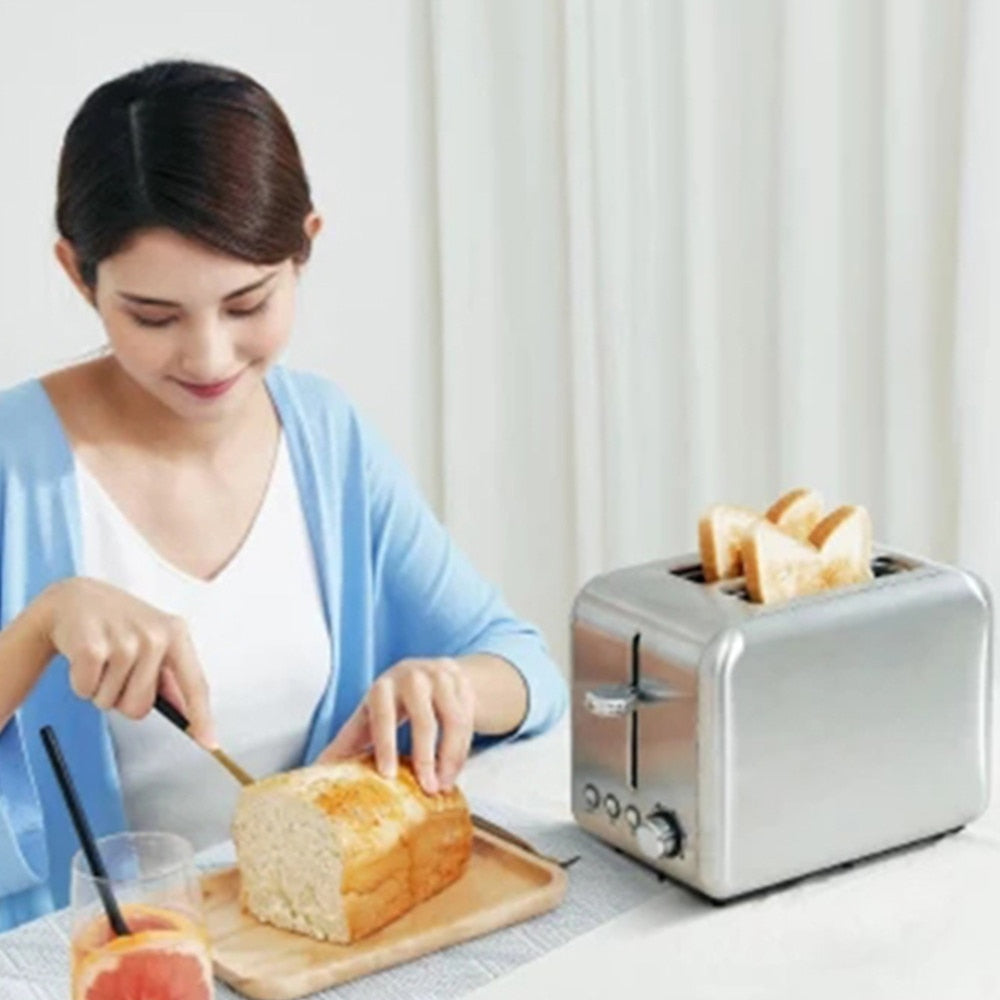 Double-Sided Bread Toaster 770W Stainless Steel by HitMyNeed